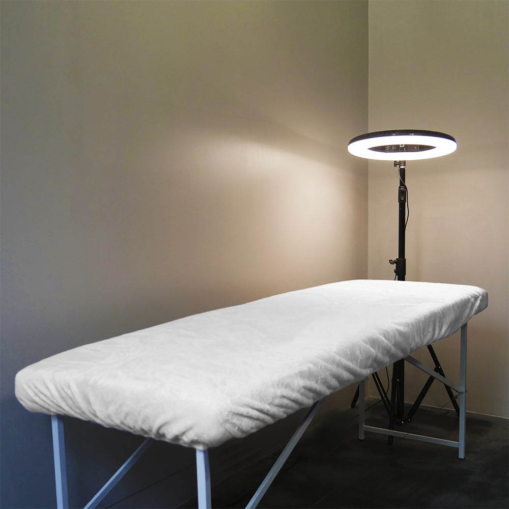 Чехол на кушетку TUFI profi Terry Velsoft Белый 80x210 cm (0104255)