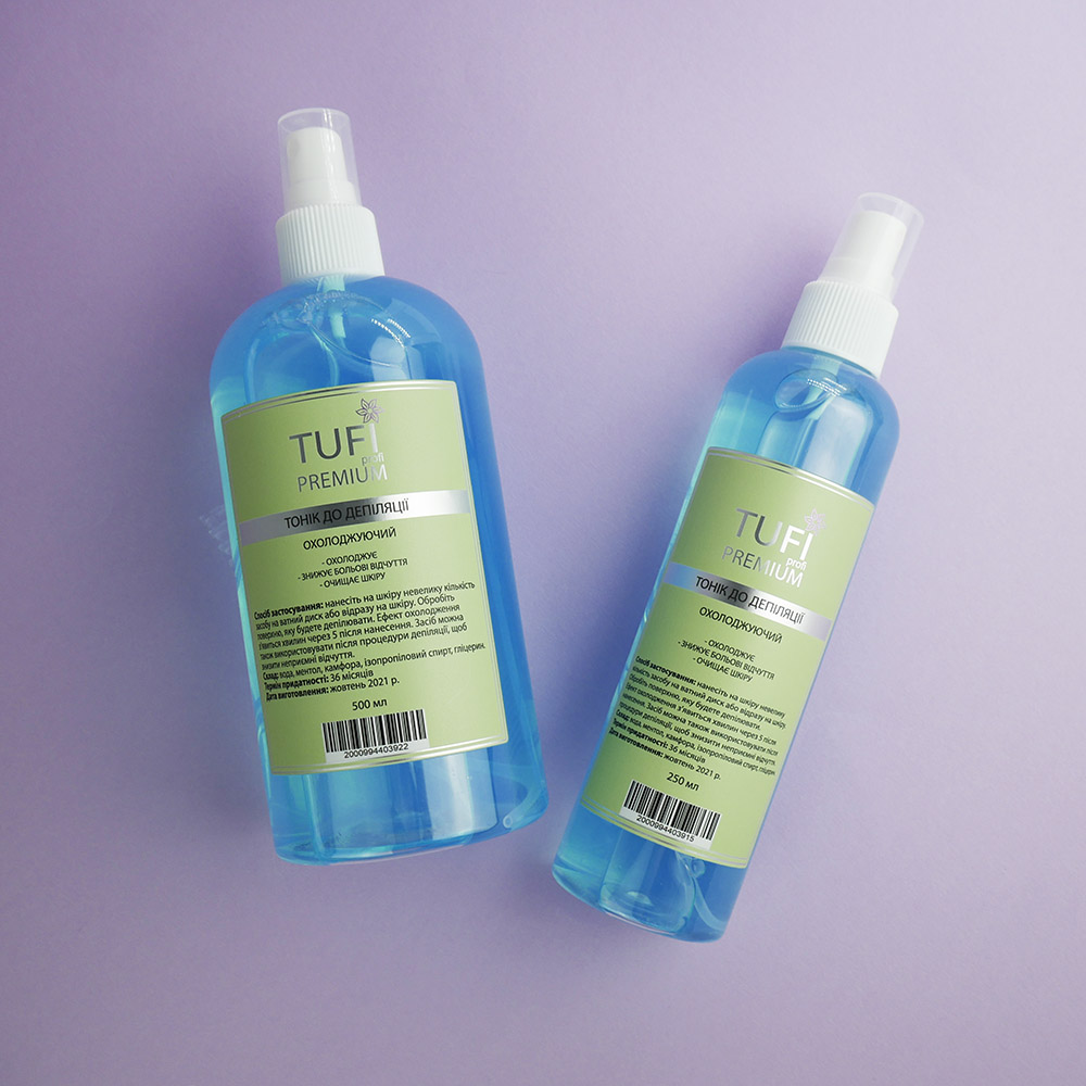 Tonic before depilation TUFI profi PREMIUM cooling 500 ml (0104349)