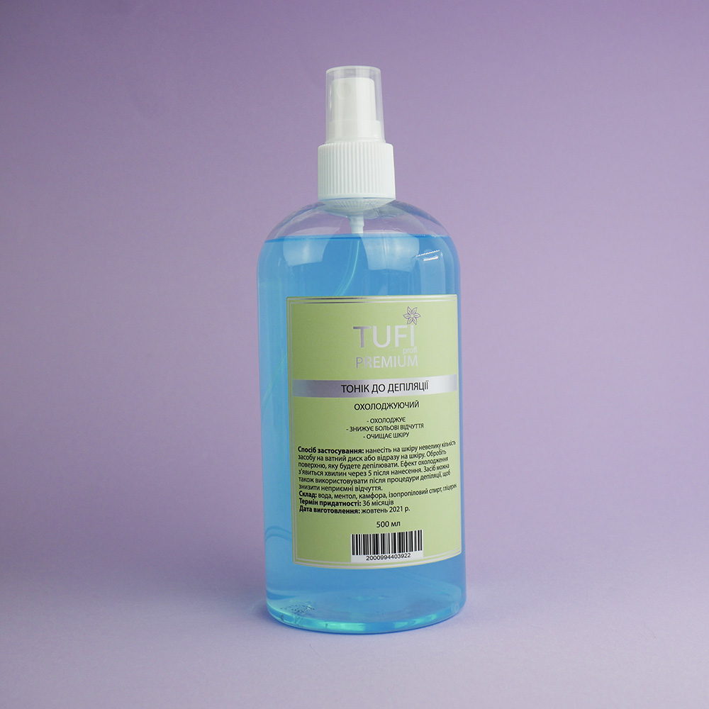 Tonic before depilation TUFI profi PREMIUM cooling 500 ml (0104349)