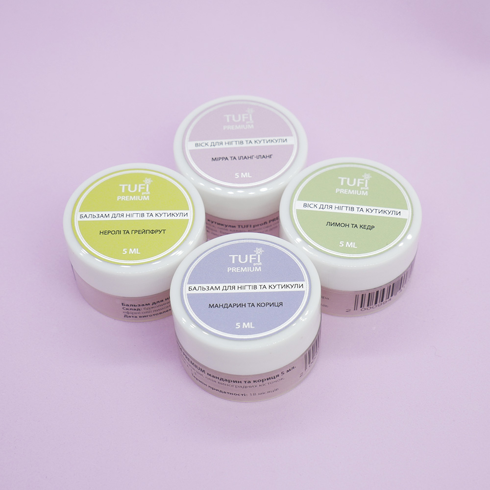 Nail and cuticle balm TUFI profi PREMIUM mandarin and cinnamon 5 ml (0120742)