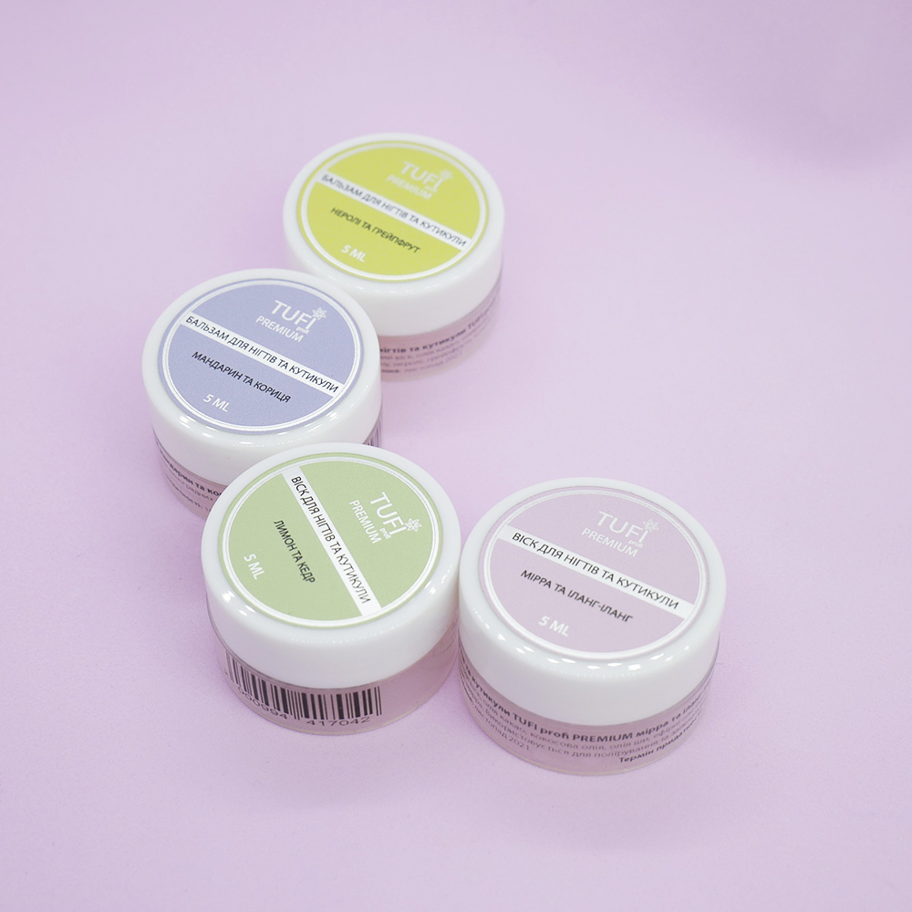 Nail and cuticle balm TUFI profi PREMIUM mandarin and cinnamon 5 ml (0120742)