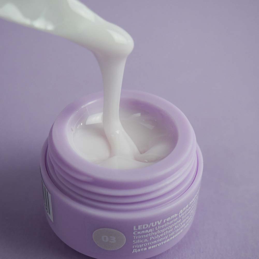Гель для наращивания TUFI profi UV/LED GEL 03 Baby Milk 5 г (0105861)