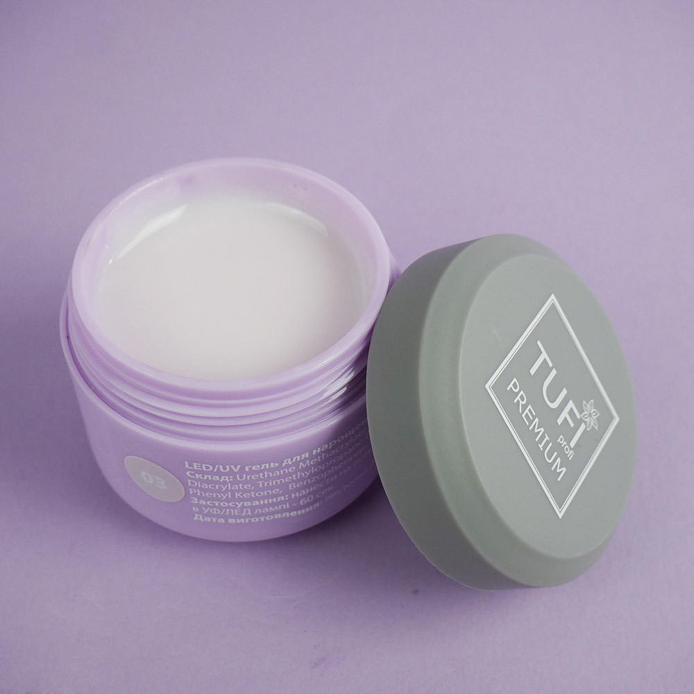 Гель для наращивания TUFI profi UV/LED GEL 03 Baby Milk 30 г (0105869)