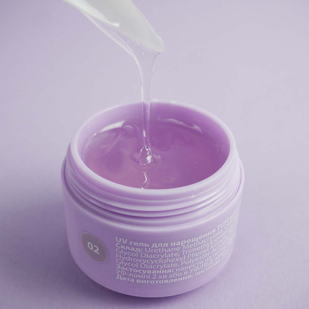 Гель для наращивания TUFI profi PREMIUM GEL 02 Pink 15 г (0105927)