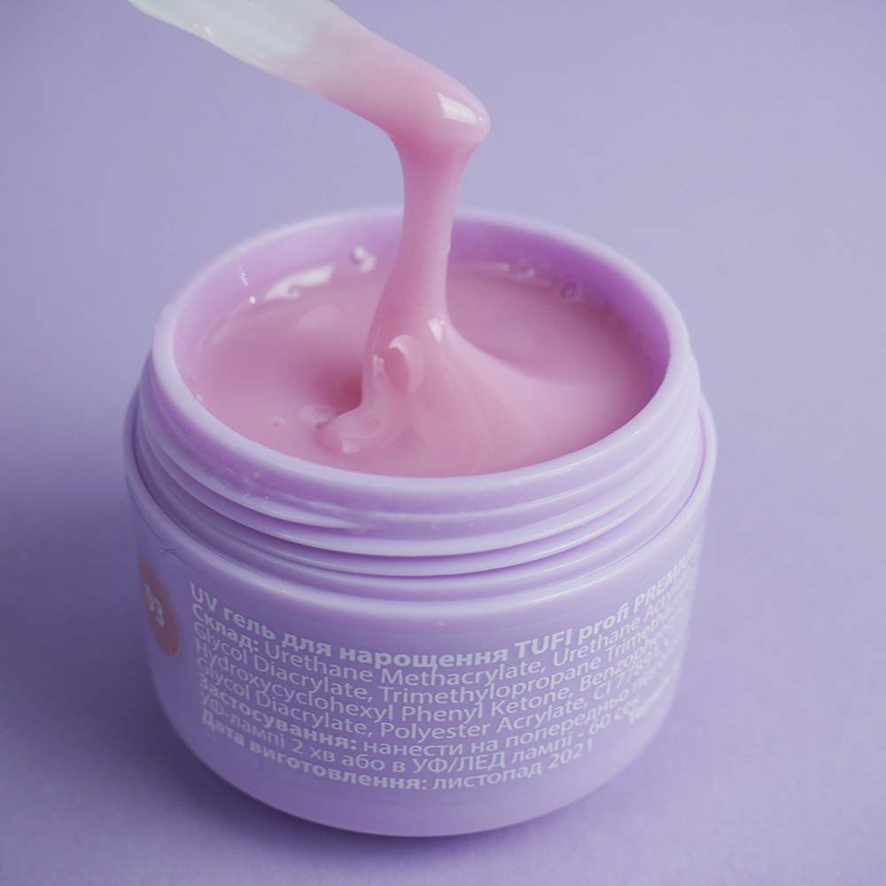 Гель для наращивания TUFI profi PREMIUM GEL 03 French Pink 30 г (0105931)