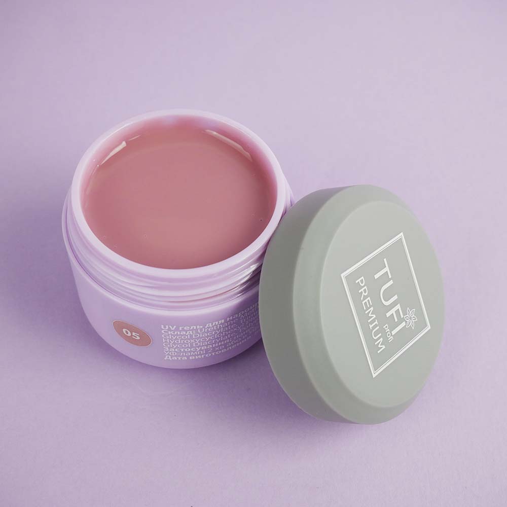 Гель для наращивания TUFI profi PREMIUM GEL 05 Cover 30 г (0105937)