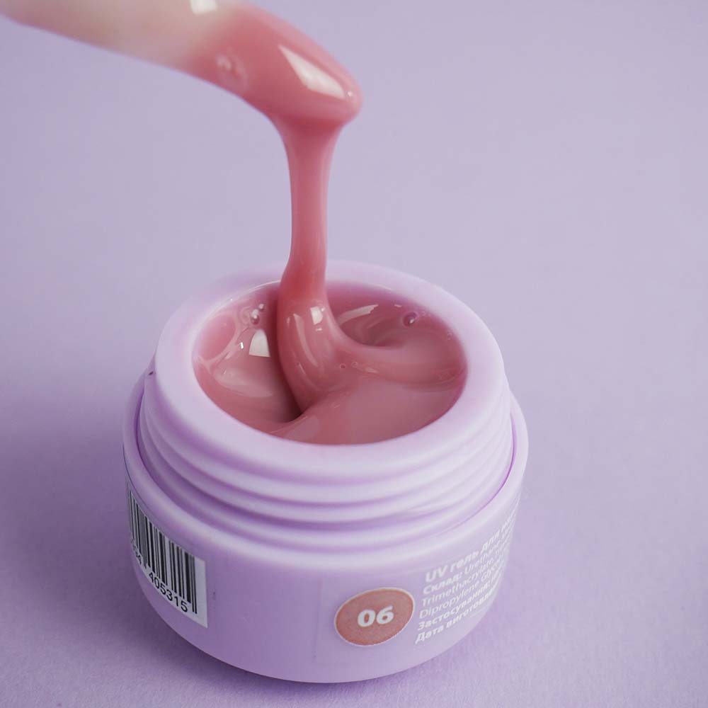 UV nail extension gel TUFI profi PREMIUM Gel 06 Cover Medium 5 g (0105940)