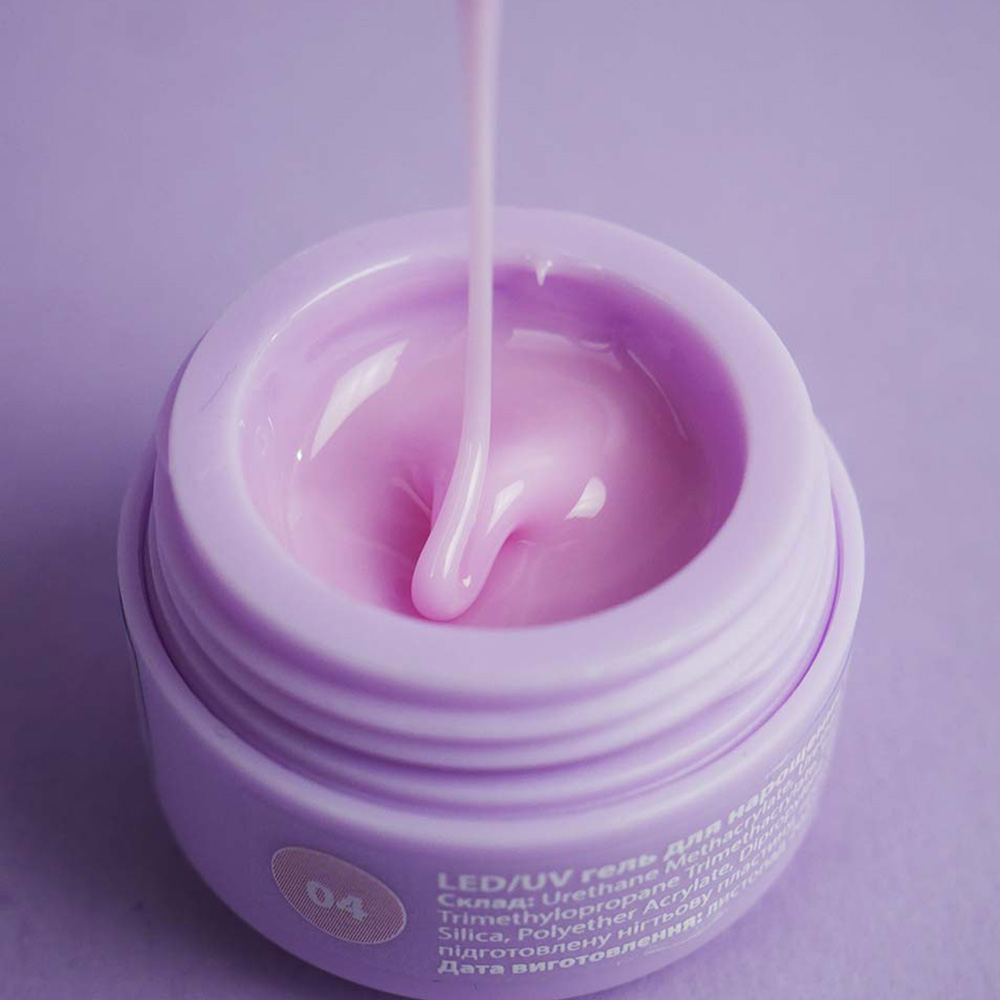 Гель для наращивания TUFI profi UV/LED GEL 04 Candy Pink 5 г (0105907)