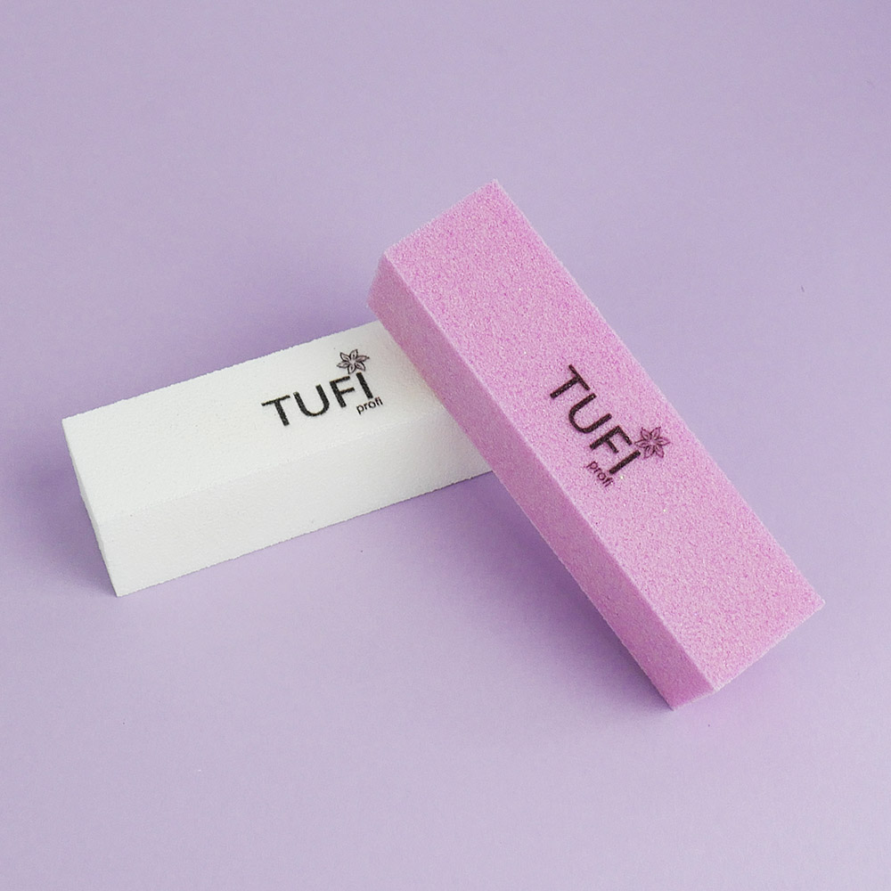 Бафик TUFI profi Розовый 150/150 грит 1 шт (0122160)