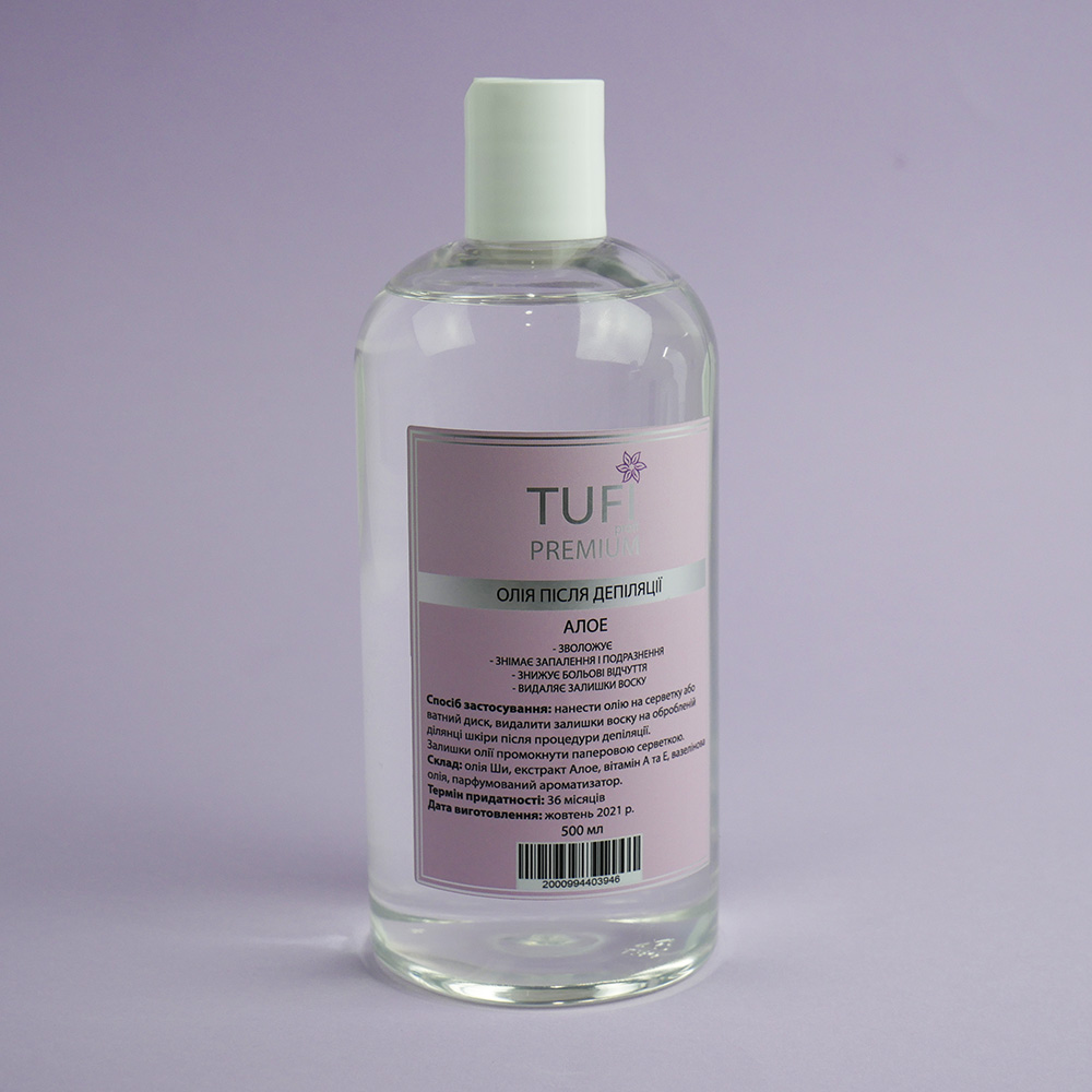 Oil after depilation TUFI profi PREMIUM aloe 500 ml (0104351)
