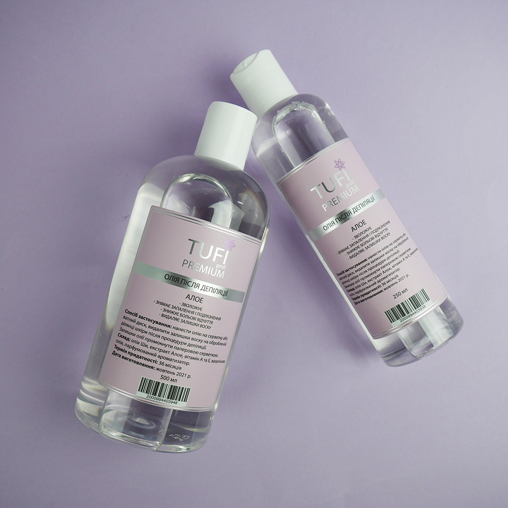 Oil after depilation TUFI profi PREMIUM aloe 500 ml (0104351)