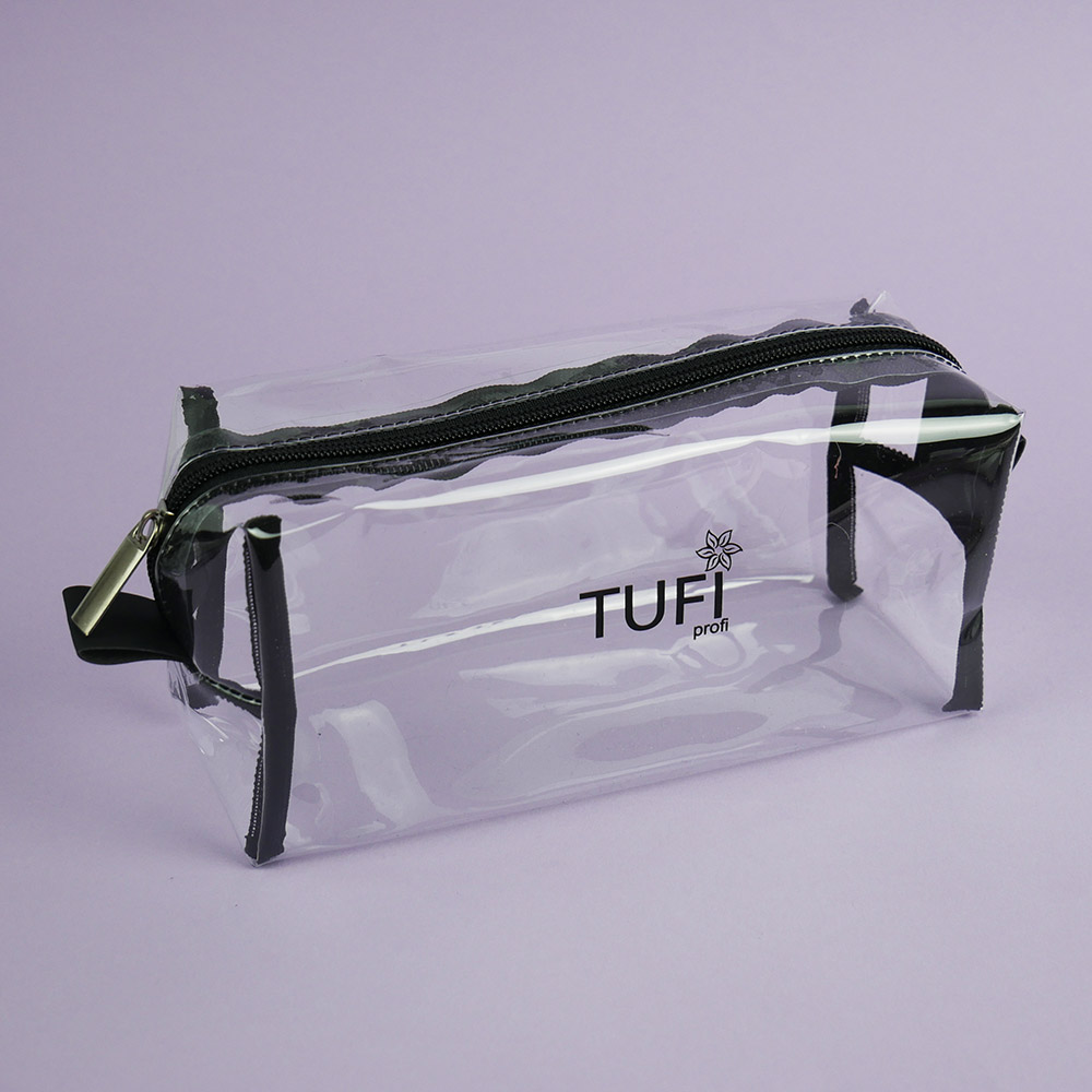 Косметичка TUFI profi PREMIUM Volume прозора 19х9х7 см (0121408)