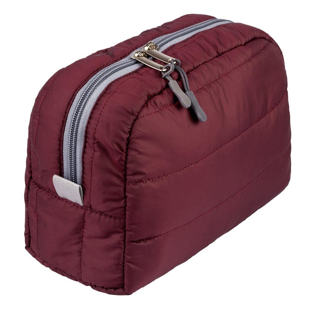 Косметичка TUFI profi PREMIUM Quilt стьобана бордова (0121411)