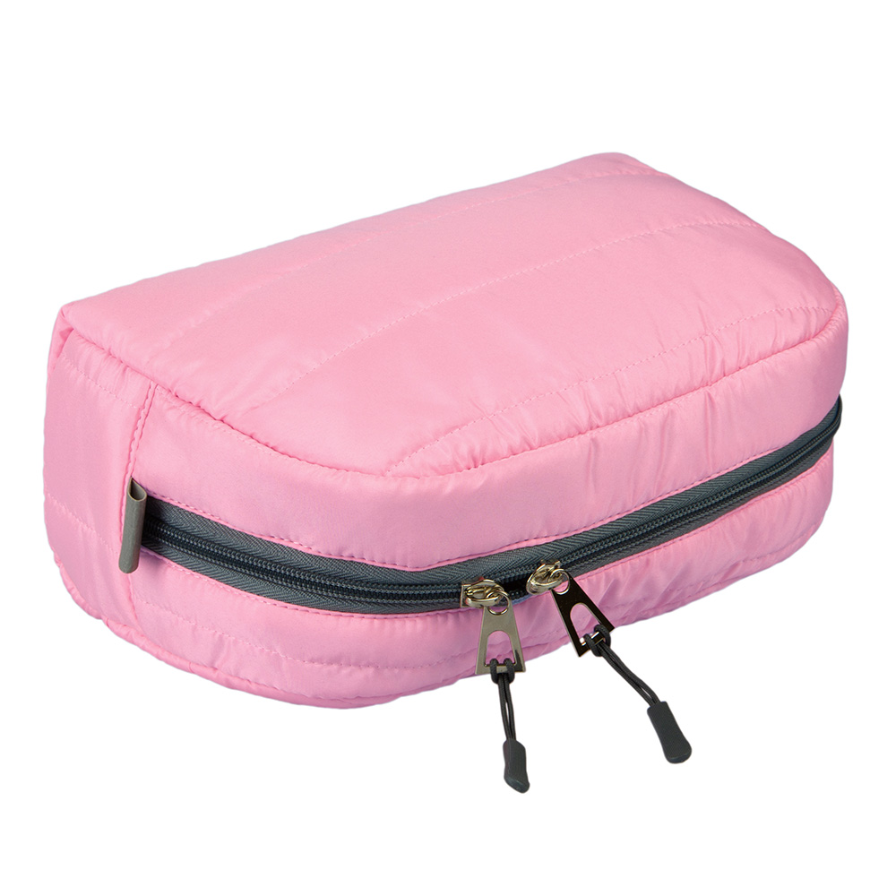 Косметичка TUFI profi PREMIUM Quilt стьобана рожева (0121412)