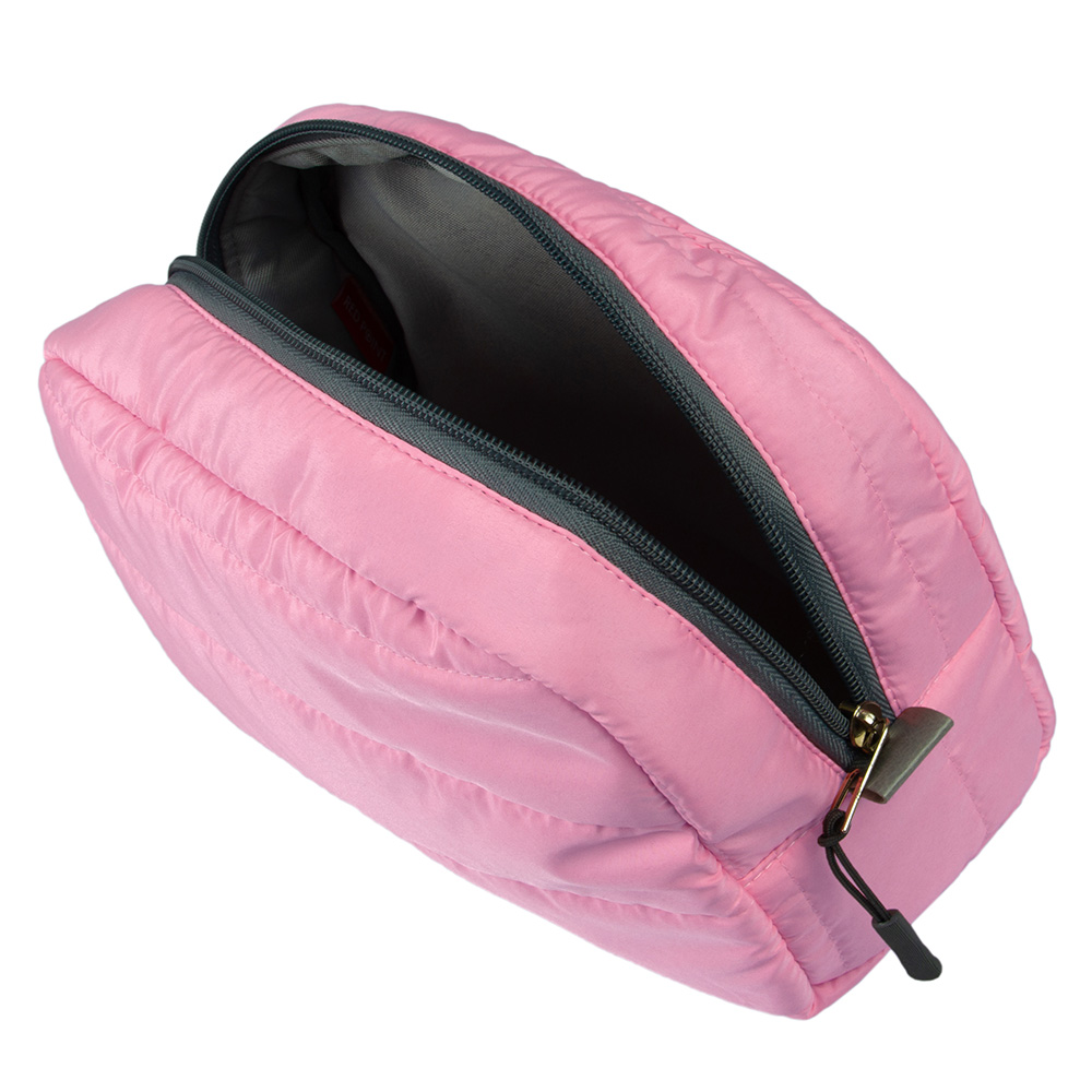 Косметичка TUFI profi PREMIUM Quilt стьобана рожева (0121412)