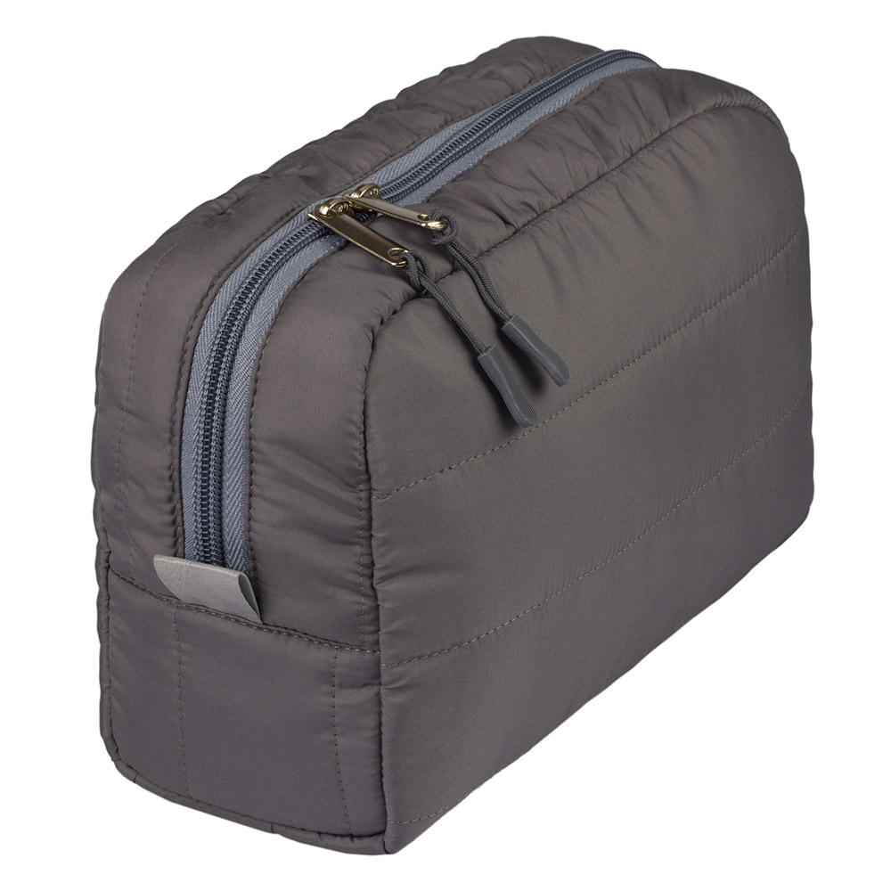 Косметичка TUFI profi PREMIUM Quilt стьобана сіра (0121414)