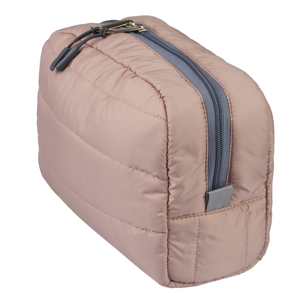 Косметичка TUFI profi PREMIUM Quilt стьобана пудра (0121415)
