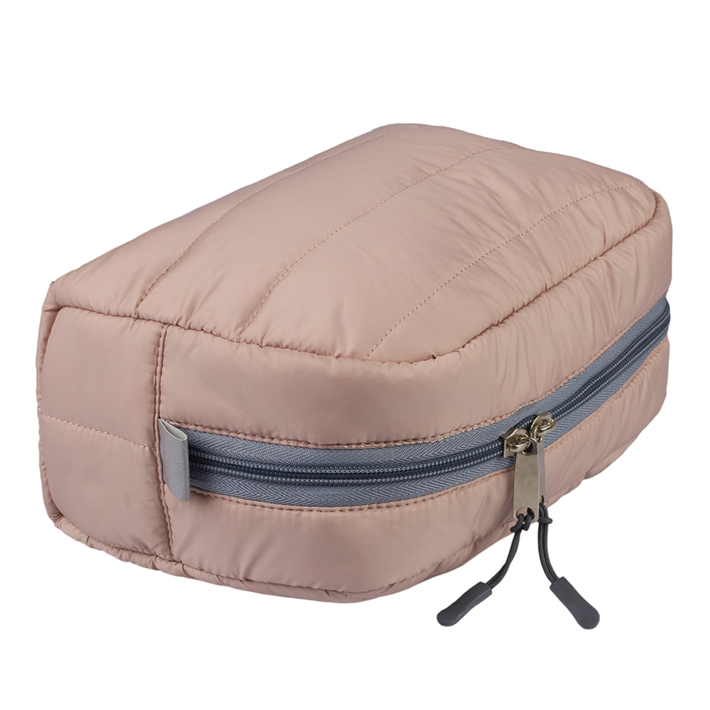 Косметичка TUFI profi PREMIUM Quilt стьобана пудра (0121415)