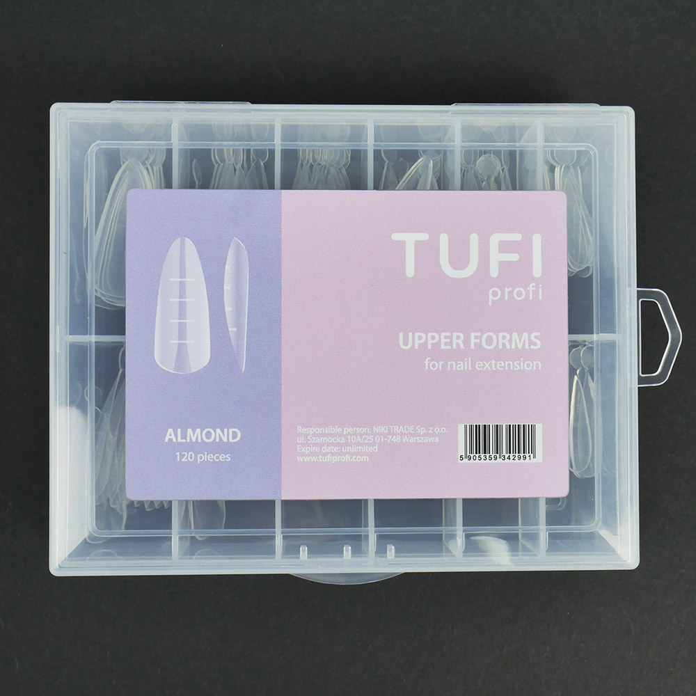 Верхние формы для наращивания TUFI profi Миндаль 120 шт (0121805)