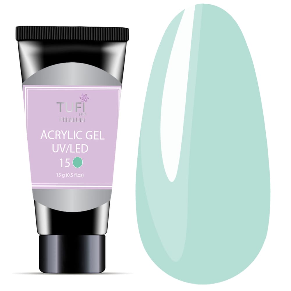 Acrylic gel TUFI profi PREMIUM 15 menthol 15 g (0121669)