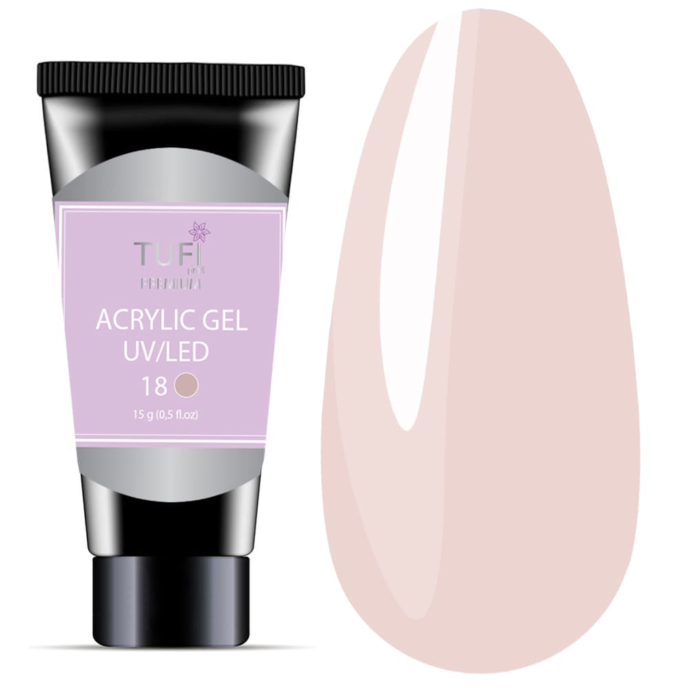Acrylic gel TUFI profi  PREMIUM  18 Aphrodite 15 g (0121700)