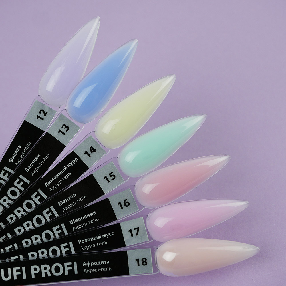 Акригель TUFI profi PREMIUM 17 Розовый Мусс 15 г (0121671)