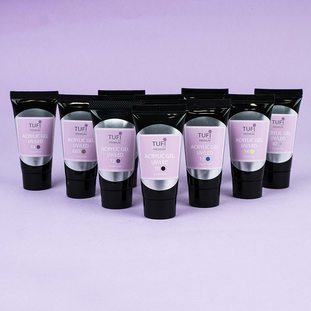 Acrylic gel TUFI profi  PREMIUM  18 Aphrodite 15 g (0121700)