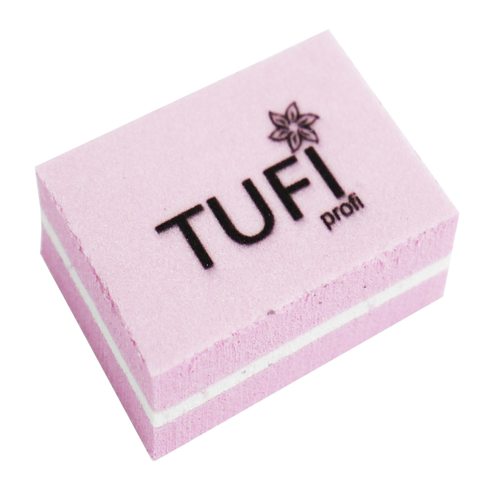 Бафик TUFI profi Мини Розовый 100/180 грит 1 шт (0122162)