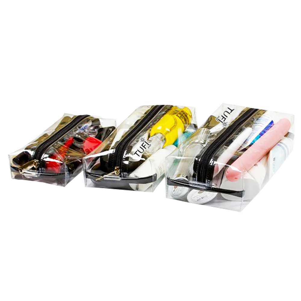 Набір косметичок TUFI profi PREMIUM Transparent set прозорий (0121598)