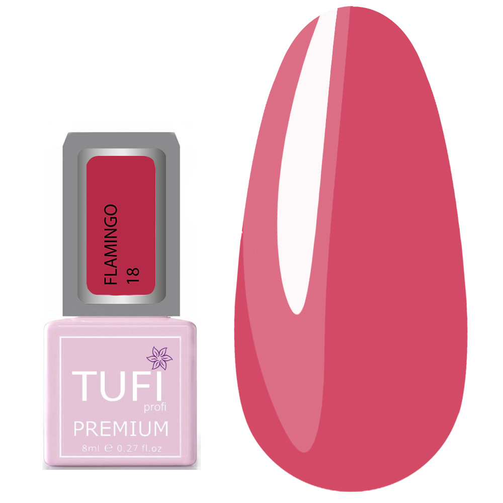 Гель-лак TUFI profi FLAMINGO 18 Гранат 8 мл (0121309)