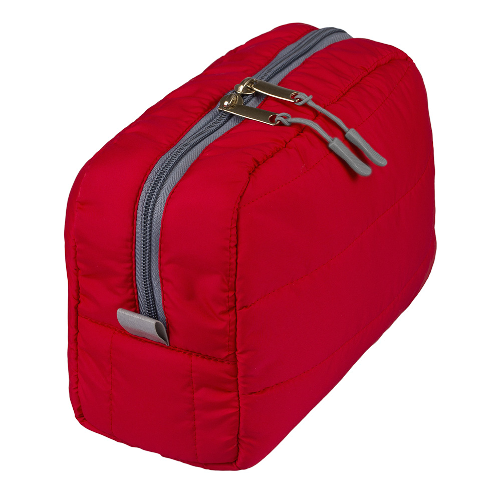 Косметичка TUFI profi PREMIUM Quilt стьобана червона (0125714)