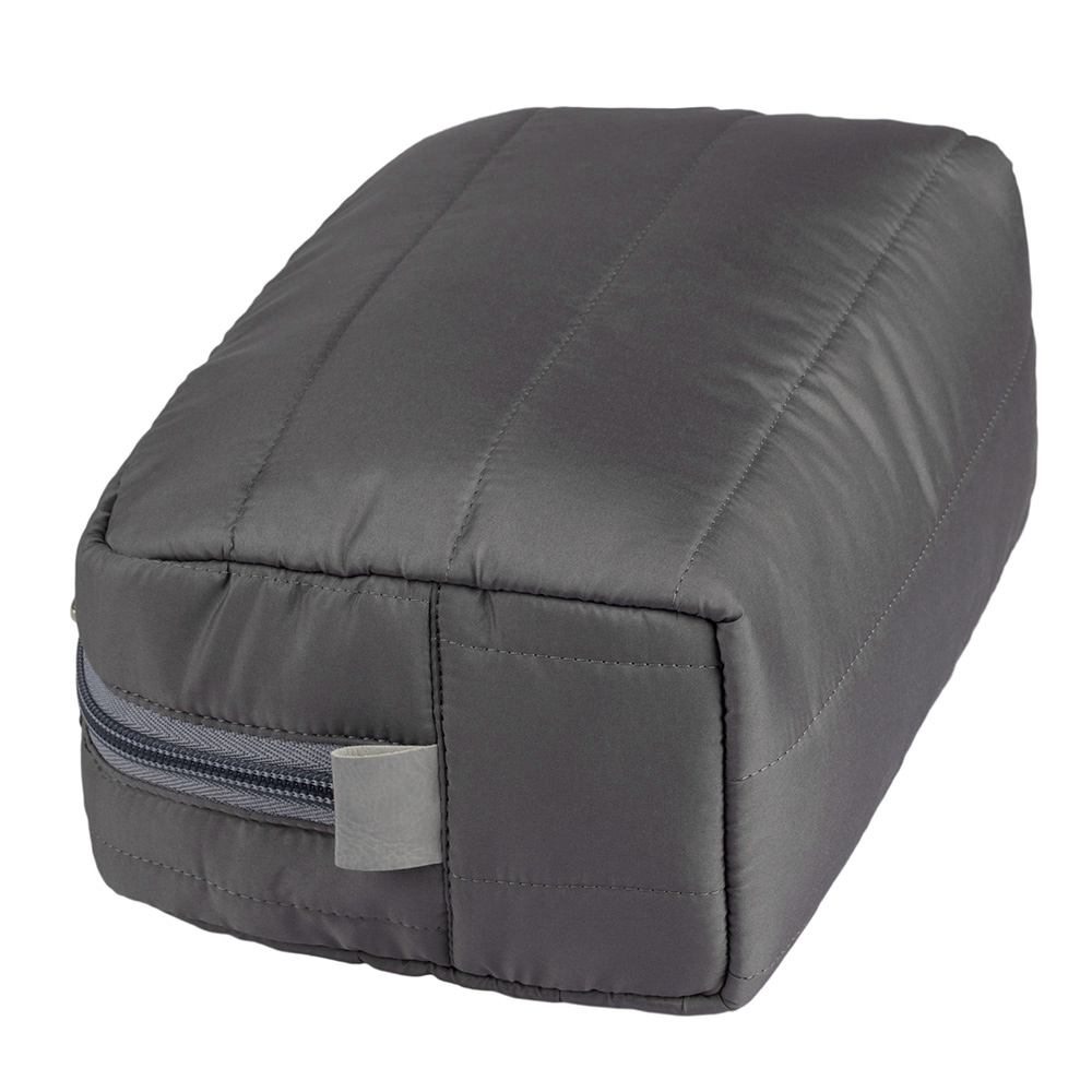 Косметичка TUFI profi PREMIUM Quilt стьобана темно-сіра (0125731)