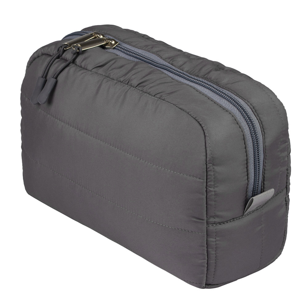 Косметичка TUFI profi PREMIUM Quilt стьобана темно-сіра (0125731)