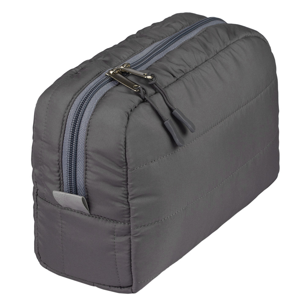 Косметичка TUFI profi PREMIUM Quilt стьобана темно-сіра (0125731)