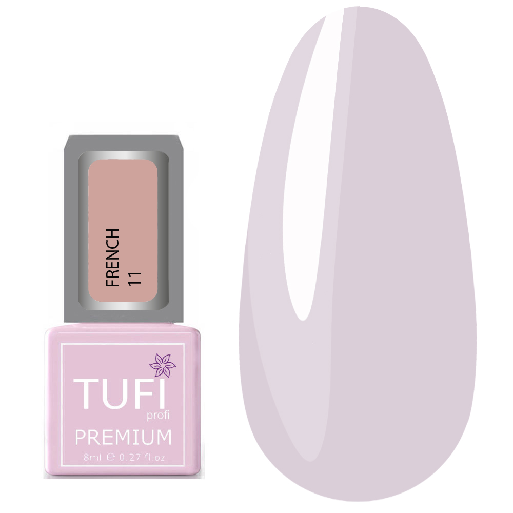 Гель-лак TUFI profi FRENCH 11 Персиковый мусс 8 мл (0121204)