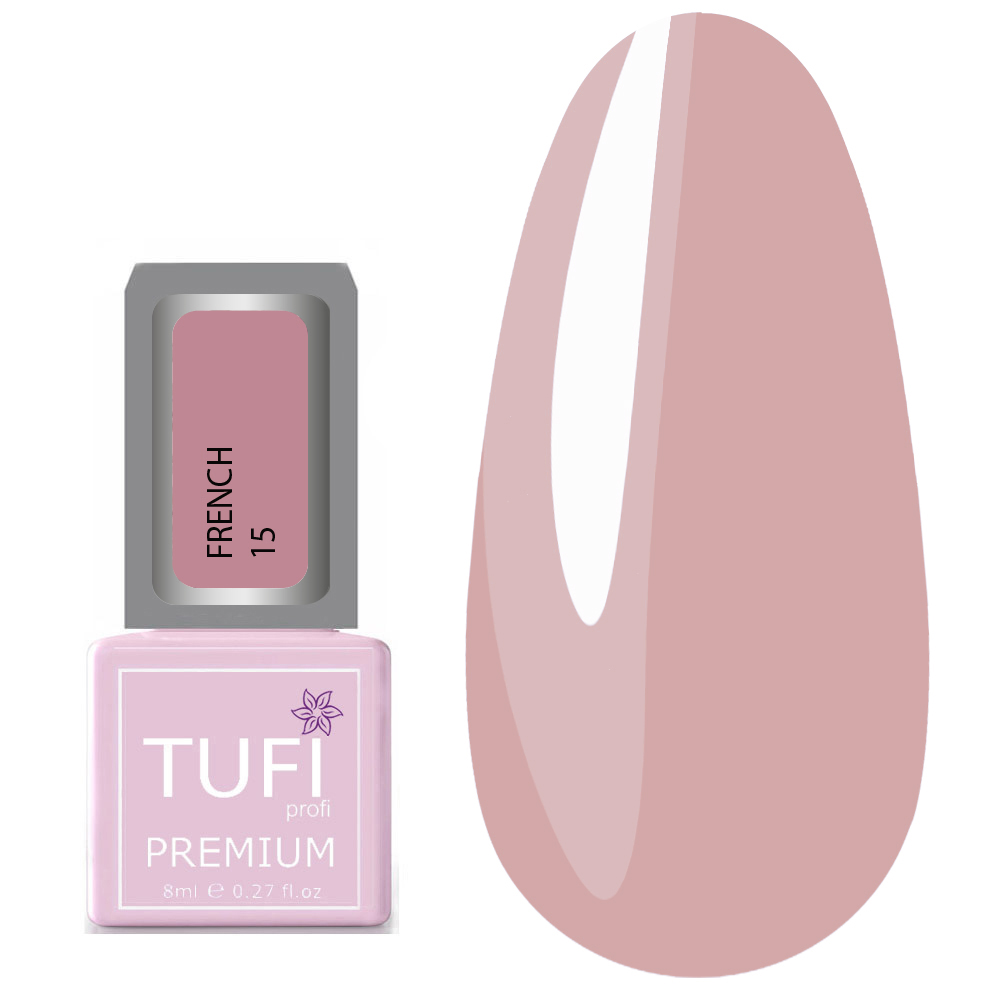 Гель-лак TUFI profi FRENCH 15 Нежность 8 мл (0121208)