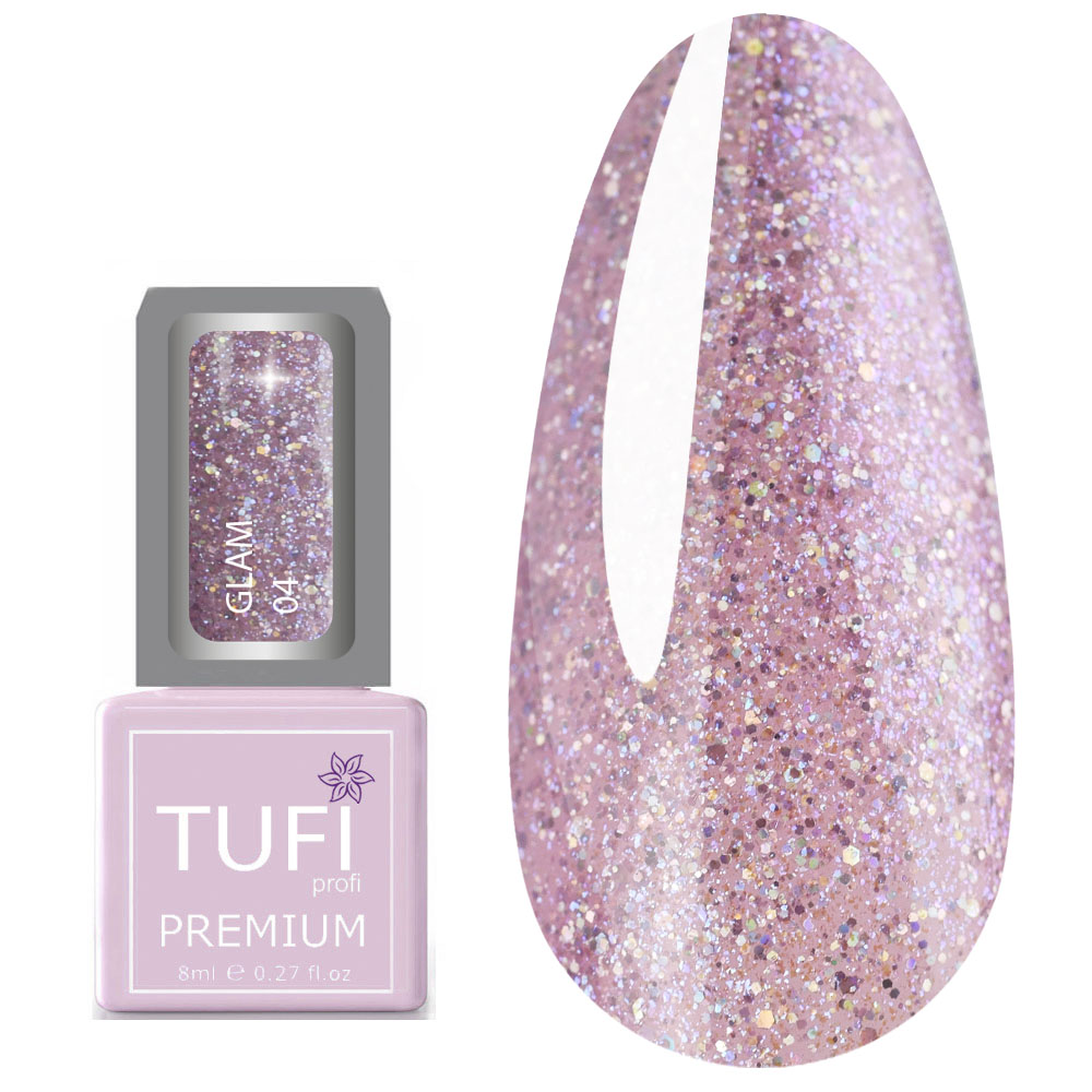 Гель-лак TUFI profi GLAM 04 Аврора 8 мл (0121684)
