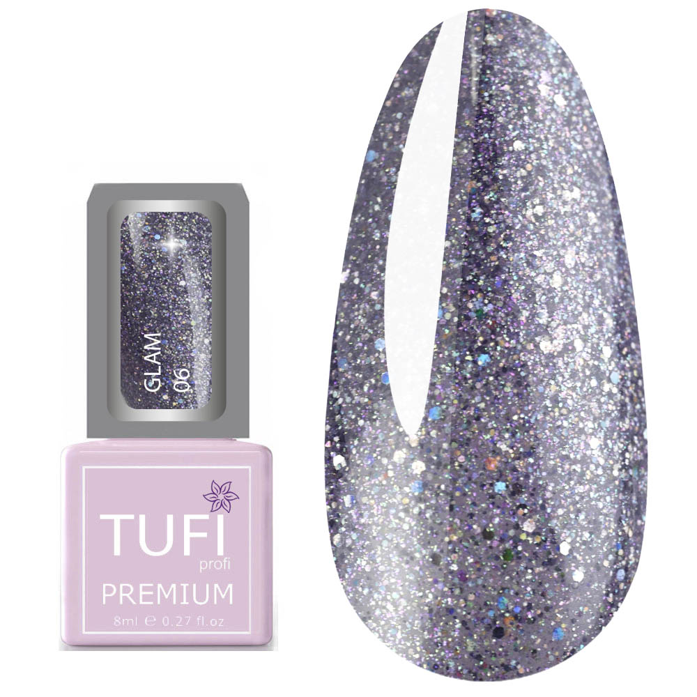 Гель-лак TUFI profi GLAM 06 Юнона 8 мл (0121686)