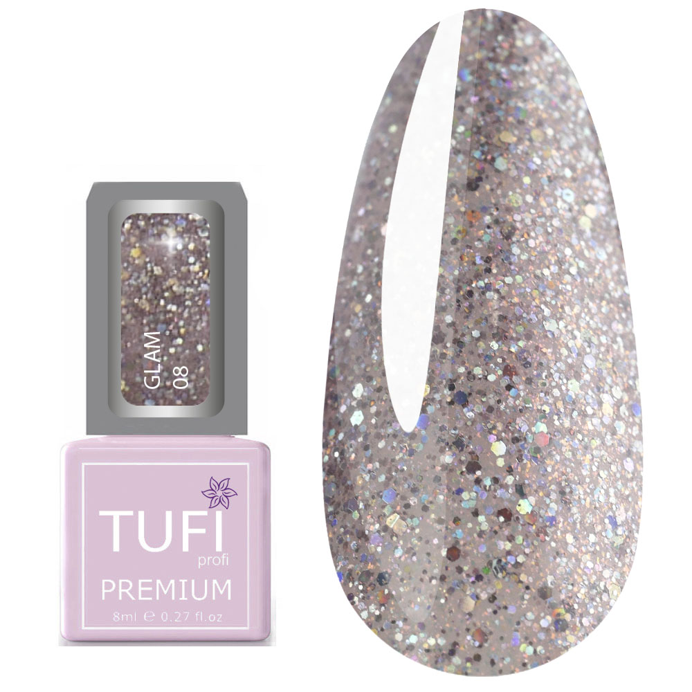 Гель-лак TUFI profi GLAM 08 Ева 8 мл (0121688)