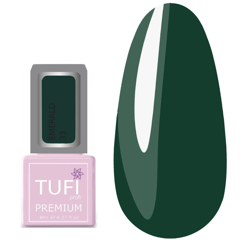 Гель-лак TUFI profi EMERALD 33 Глаз Саурона 8 мл (0121287)