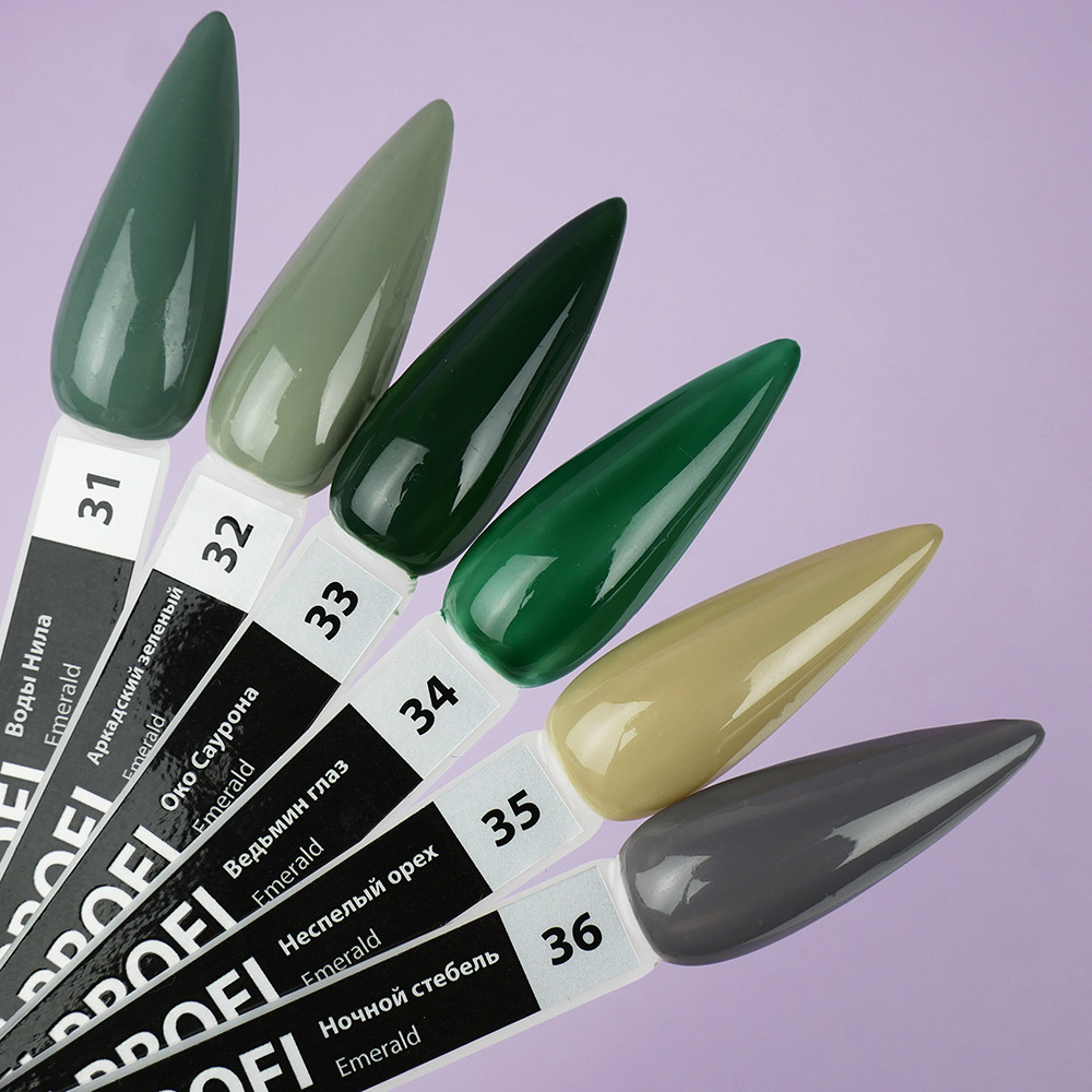 Gel polish TUFI profi PREMIUM Emerald 32 Arcadian green 8 ml (0121286)