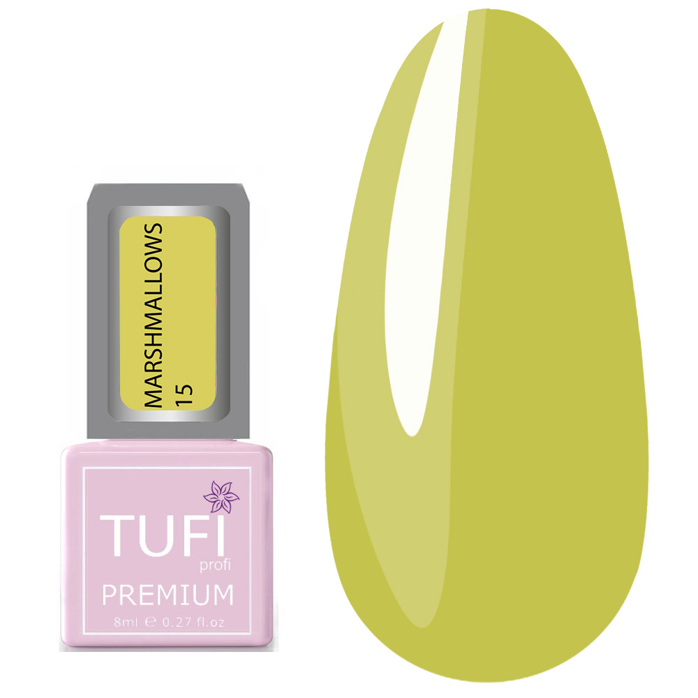 Гель-лак TUFI profi MARSHMALLOWS 15 Лютик 8 мл (0121232)