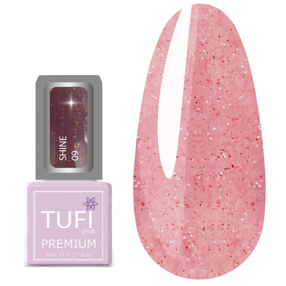 Гель-лак TUFI profi SHINE 09 Майли 8 мл (0123424)