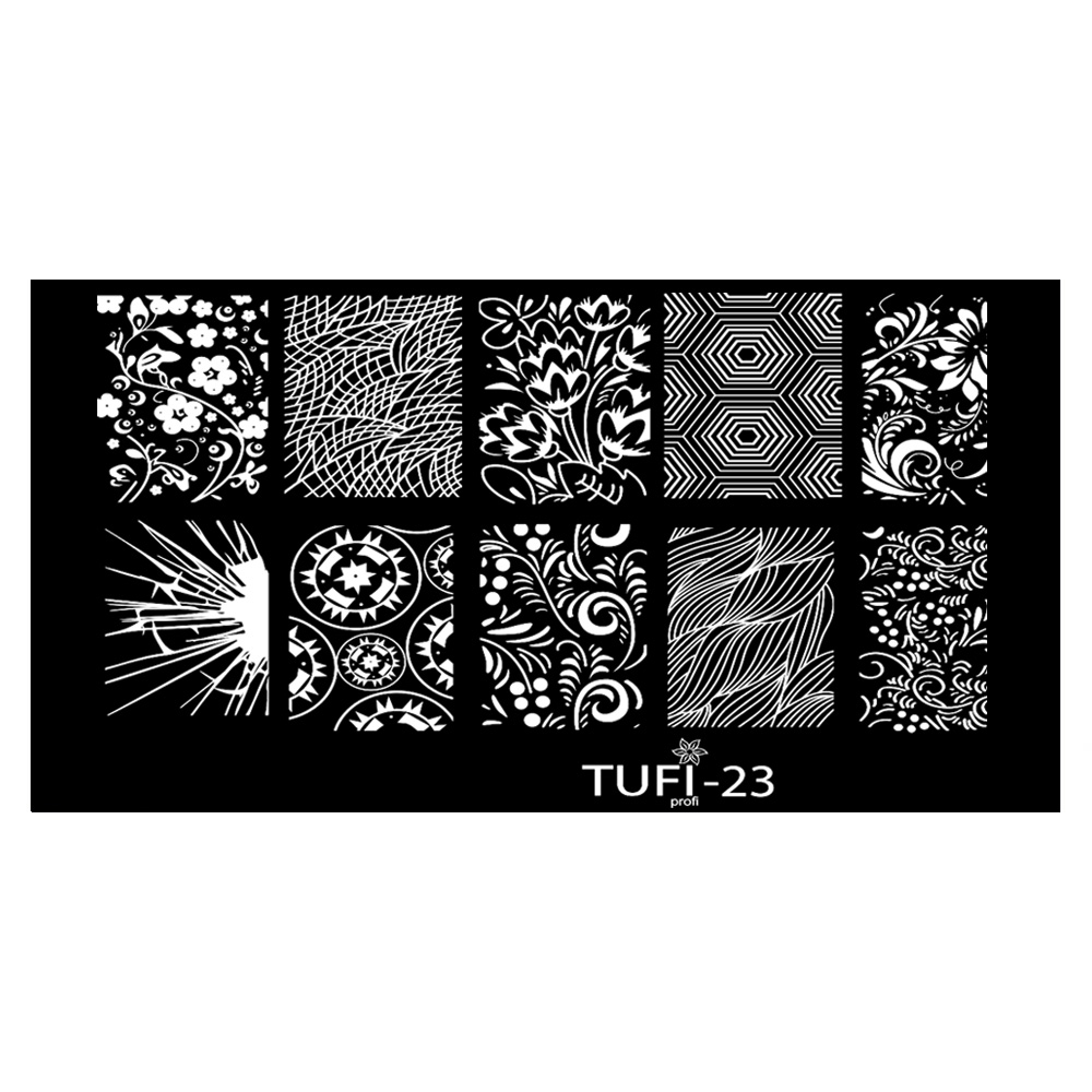 Пластина для стемпінгу TUFI profi №23 (0123680)