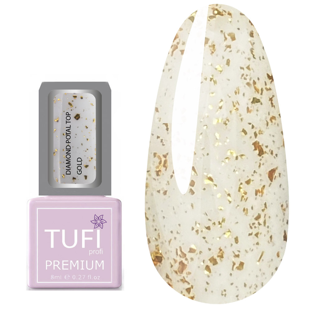 Топ TUFI profi DIAMOND POTAL TOP Золото 8 мл (0125764)