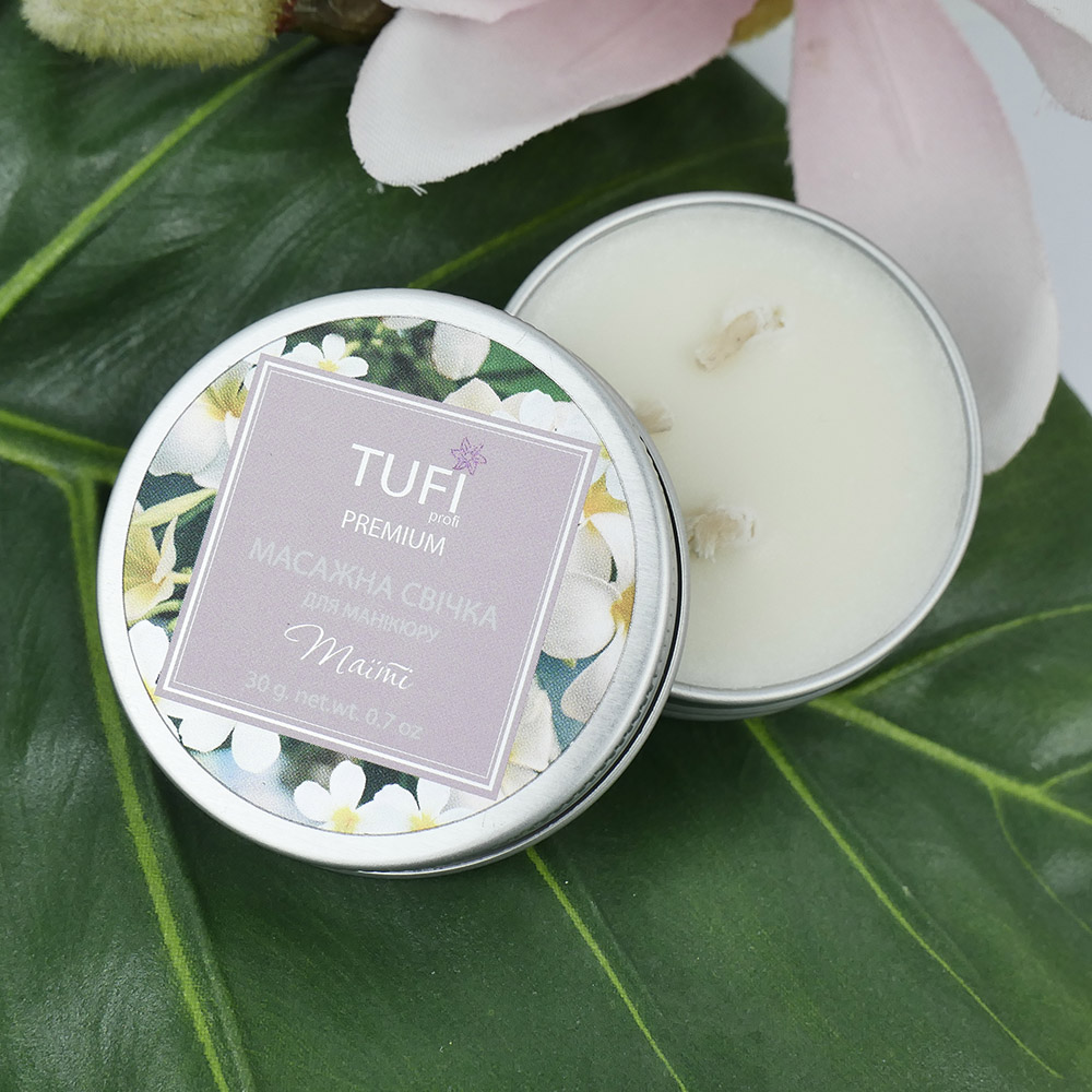 Massage Spa candle for hands TUFI profi PREMIUM Taity 30 g (0125409)