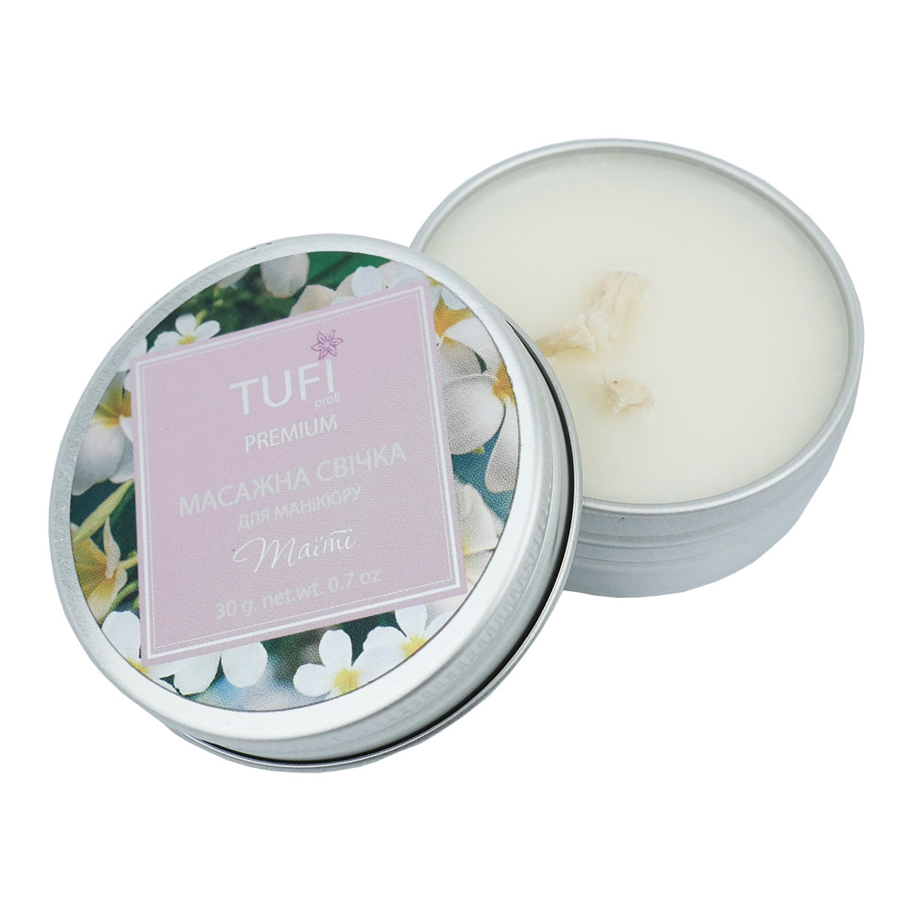Massage Spa candle for hands TUFI profi PREMIUM Taity 30 g (0125409)