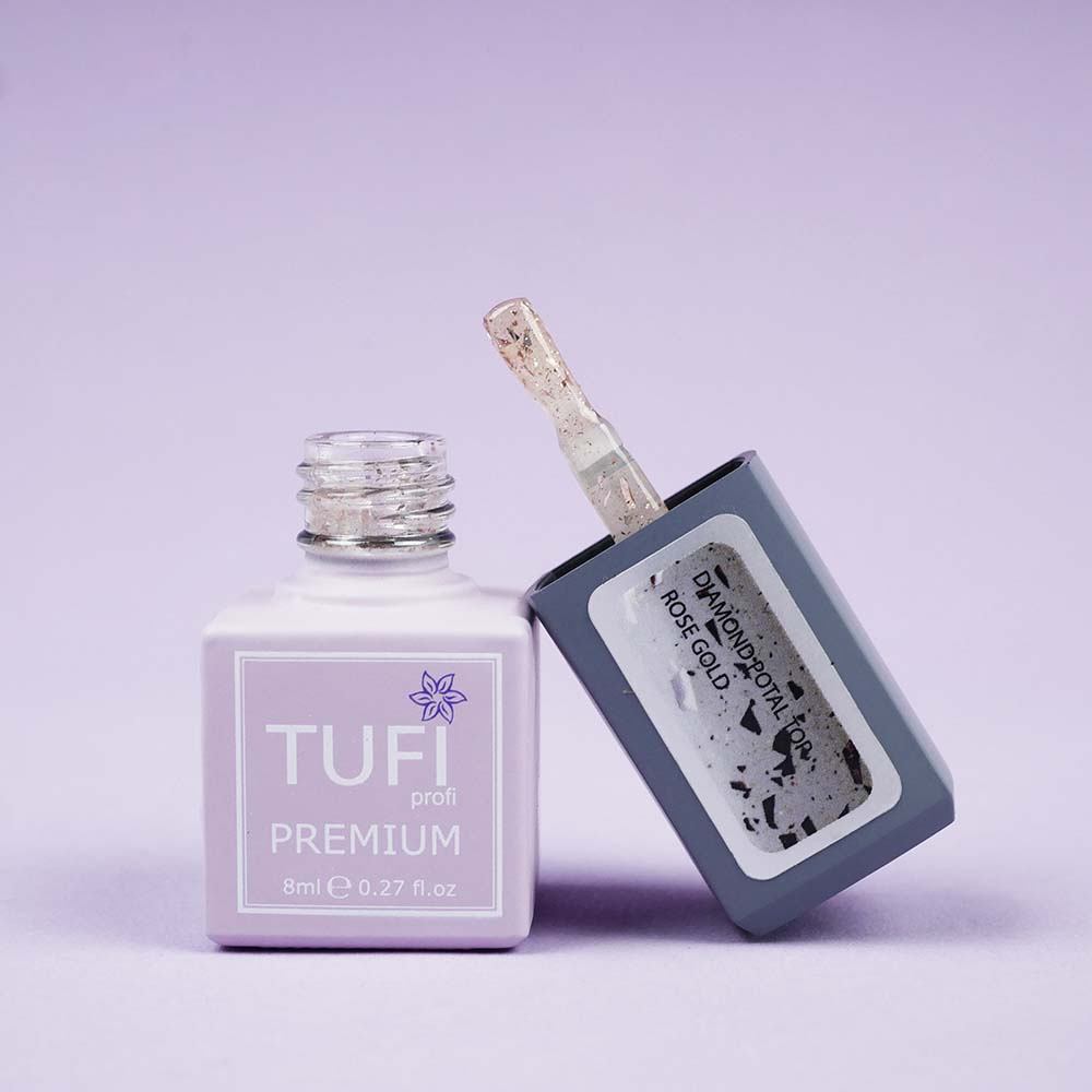 Топ TUFI profi DIAMOND POTAL TOP Розовое Золото 8 мл (0125774)