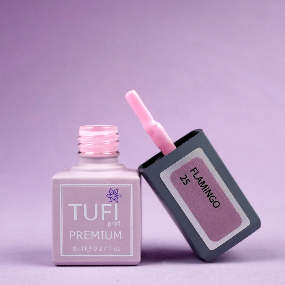 Гель-лак TUFI profi FLAMINGO 25 Нежный лепесток 8 мл (0132493)