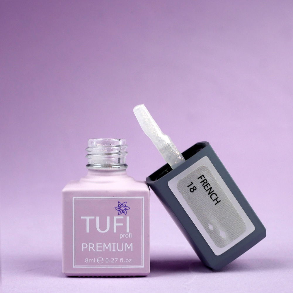 Гель-лак TUFI profi FRENCH 18 Жемчужная дымка 8 мл (0132499)
